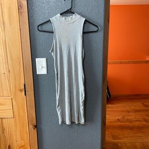 Grey fitted dress